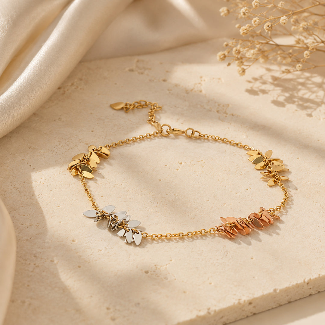 Bunch Petal Charm Bracelet