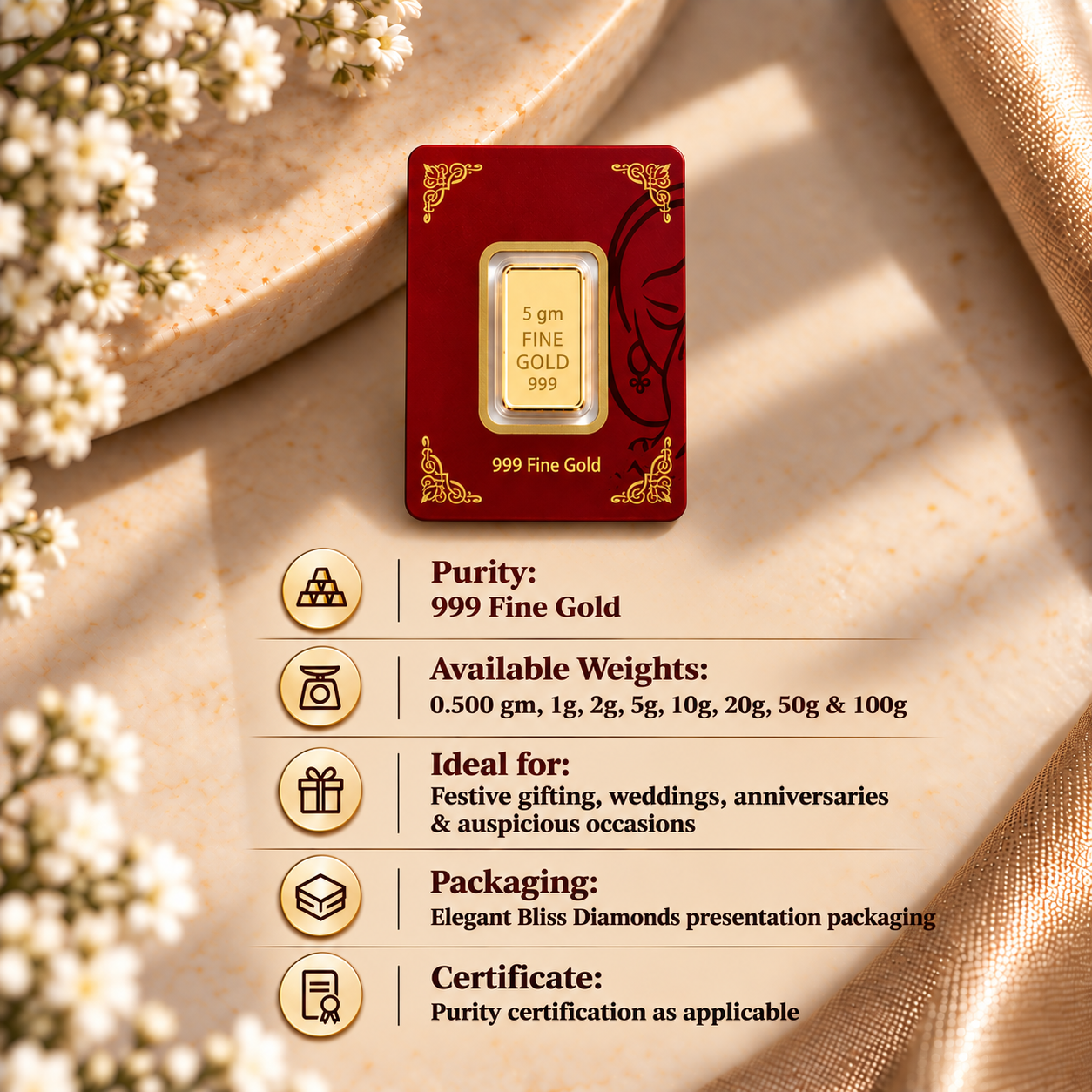 5 Gm Gold Coin