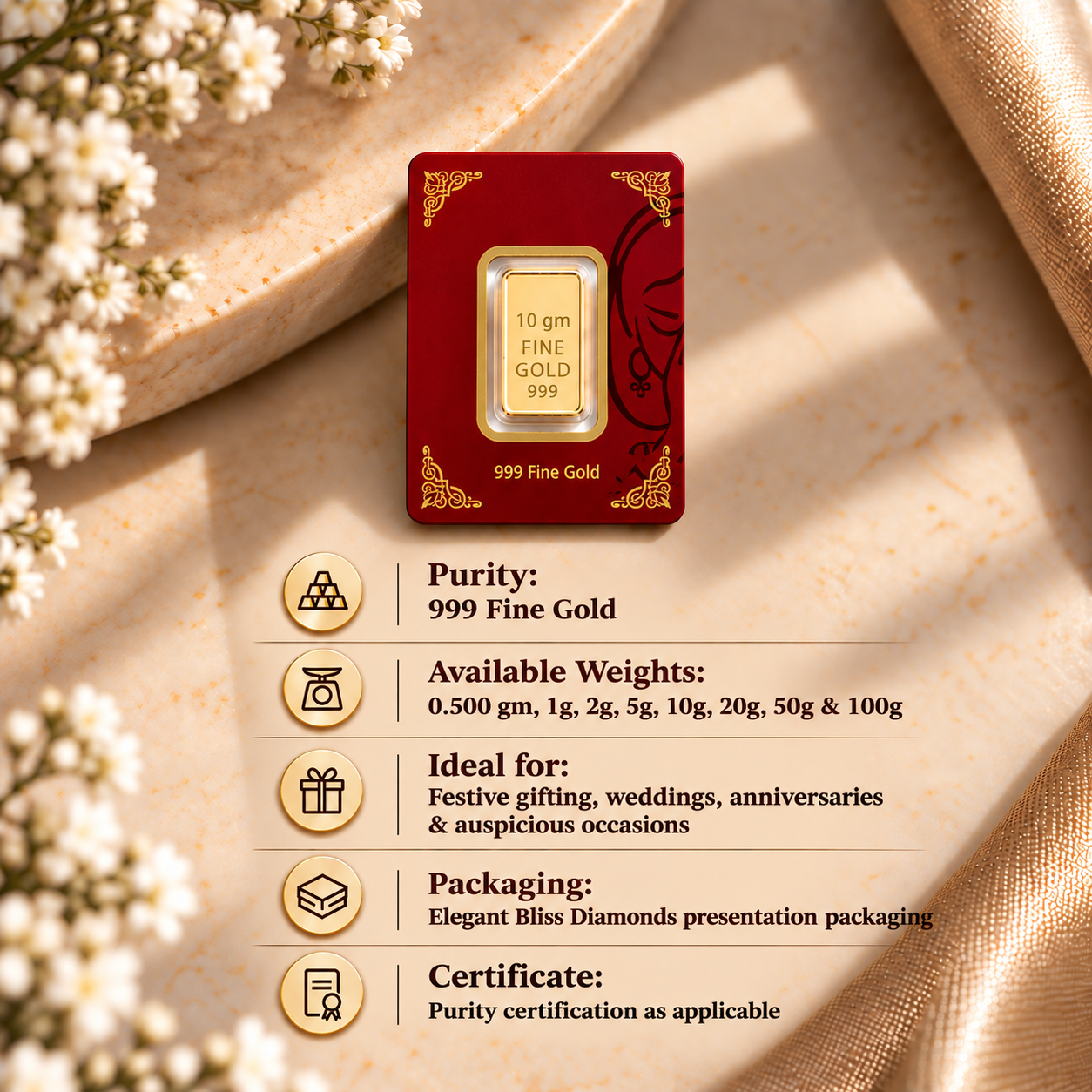 10 Gm Gold Coin