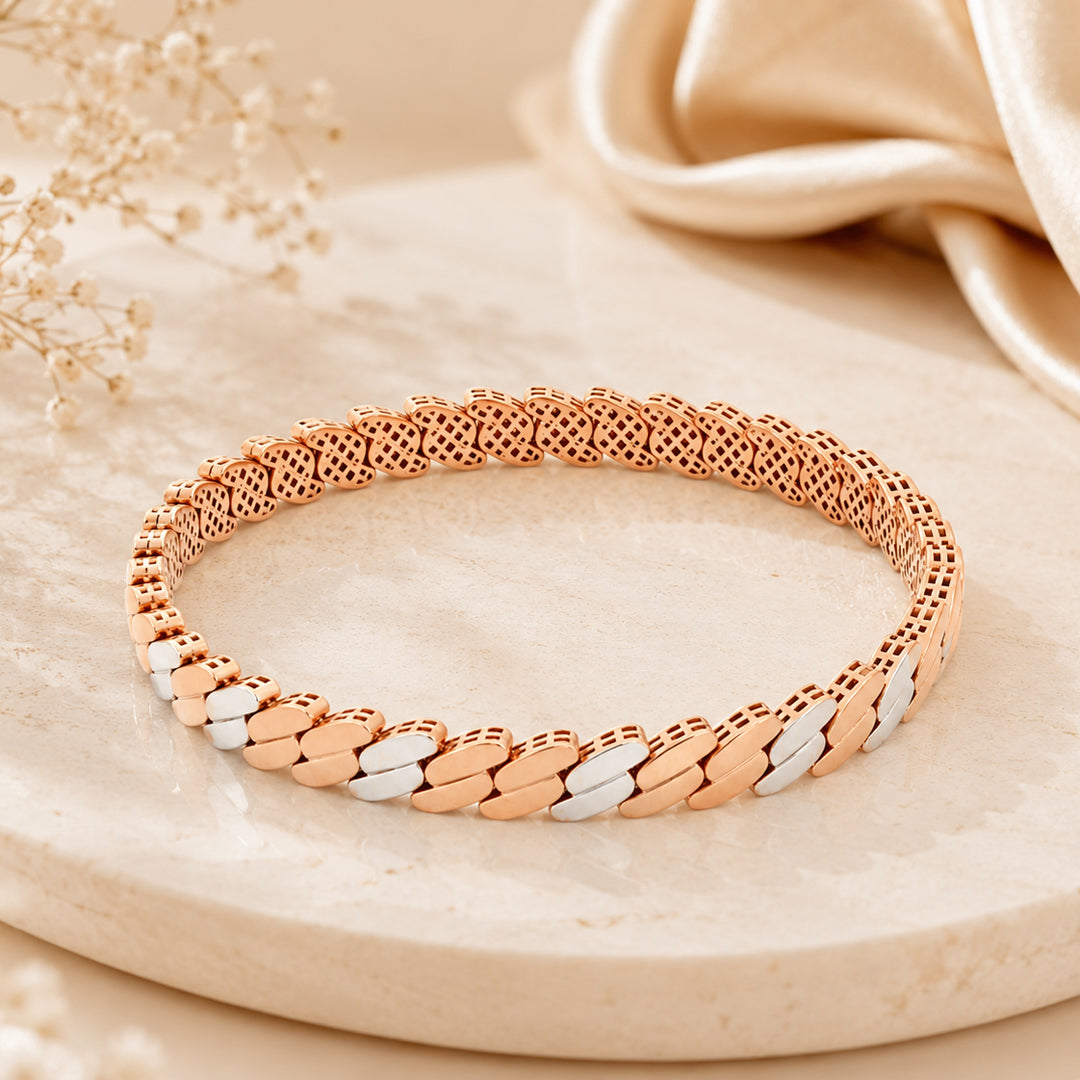 Duo Gold Band Bracelet