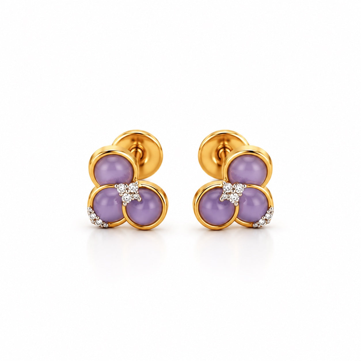 Orchid studs