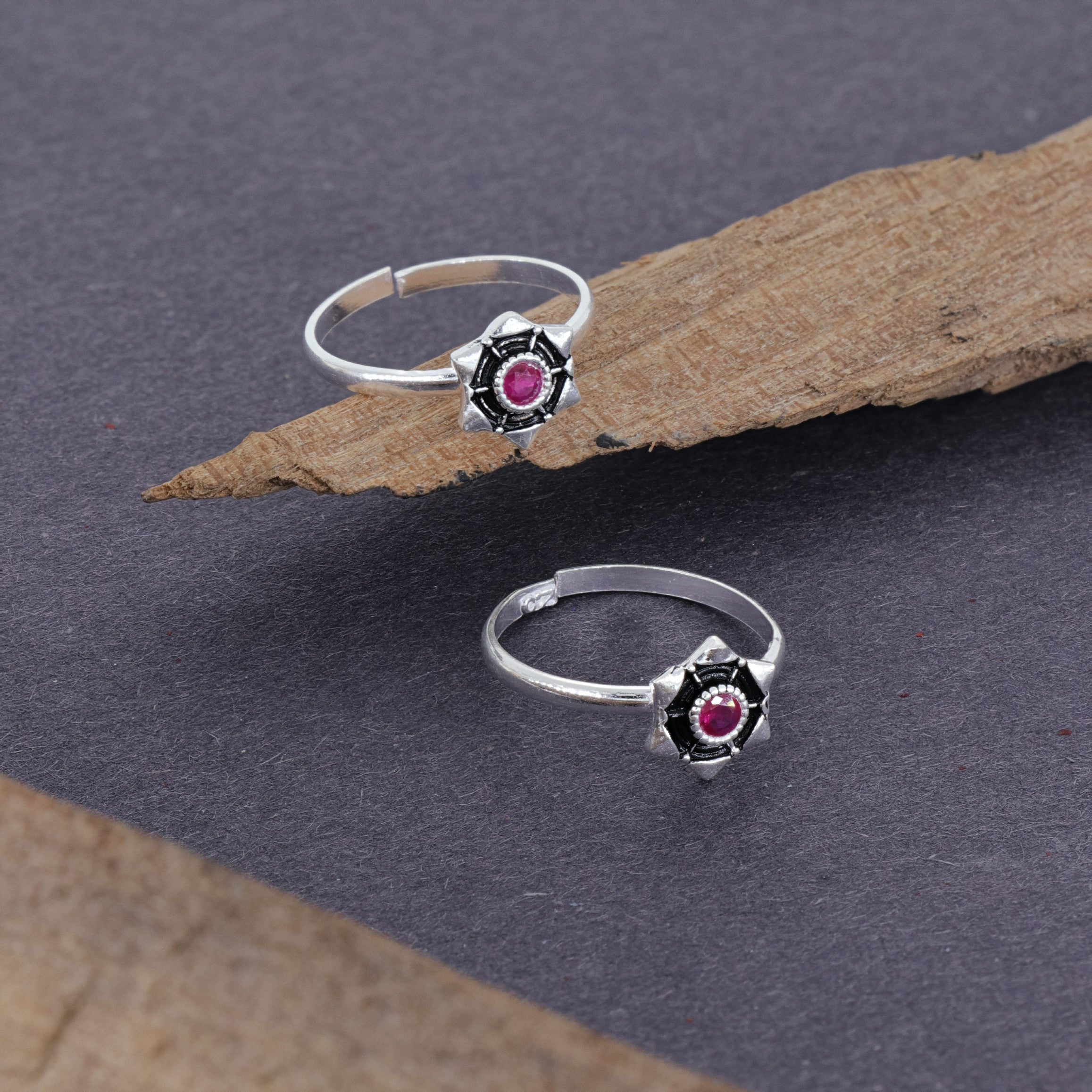 Floral Toe Ring
