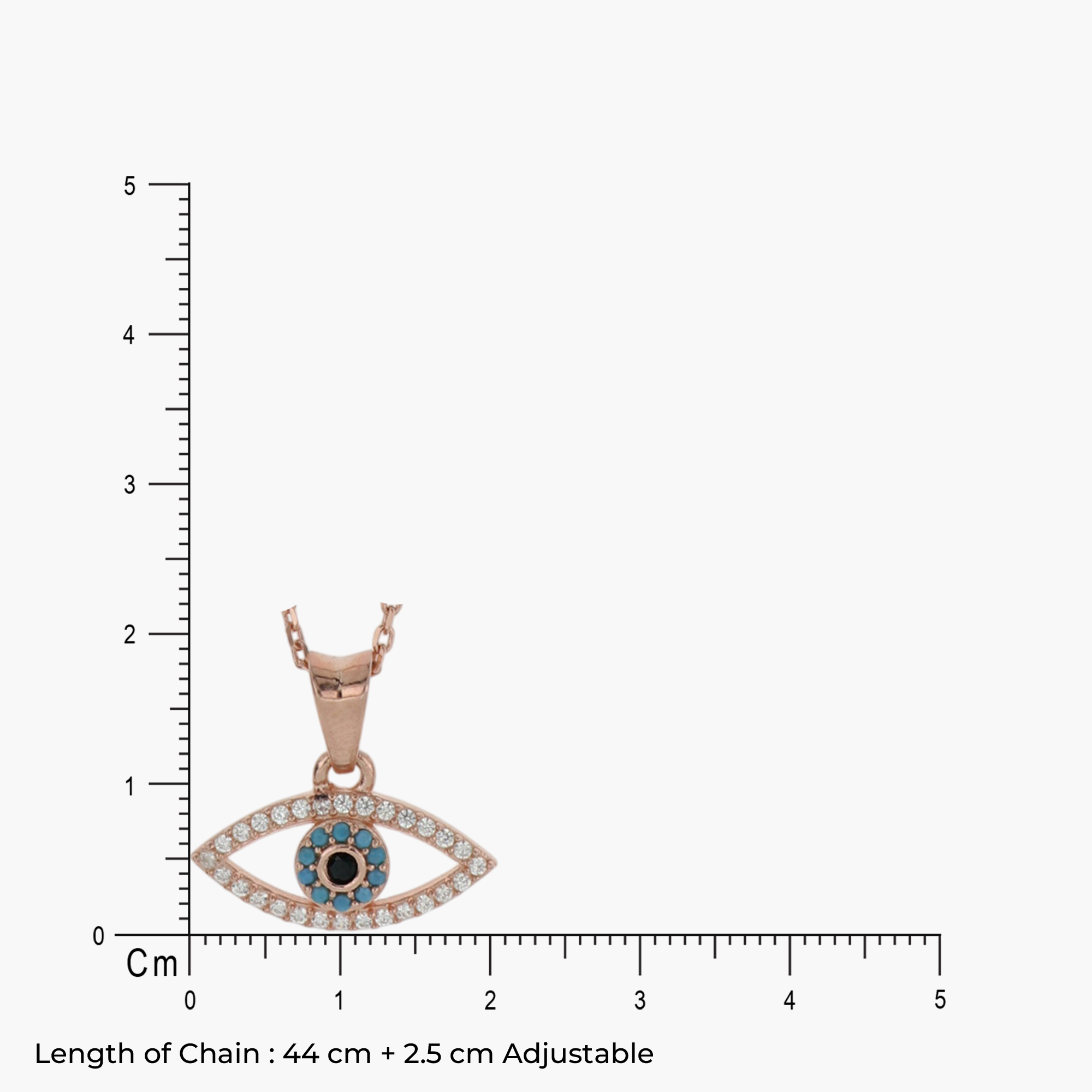 Evil Eye Pendant chain