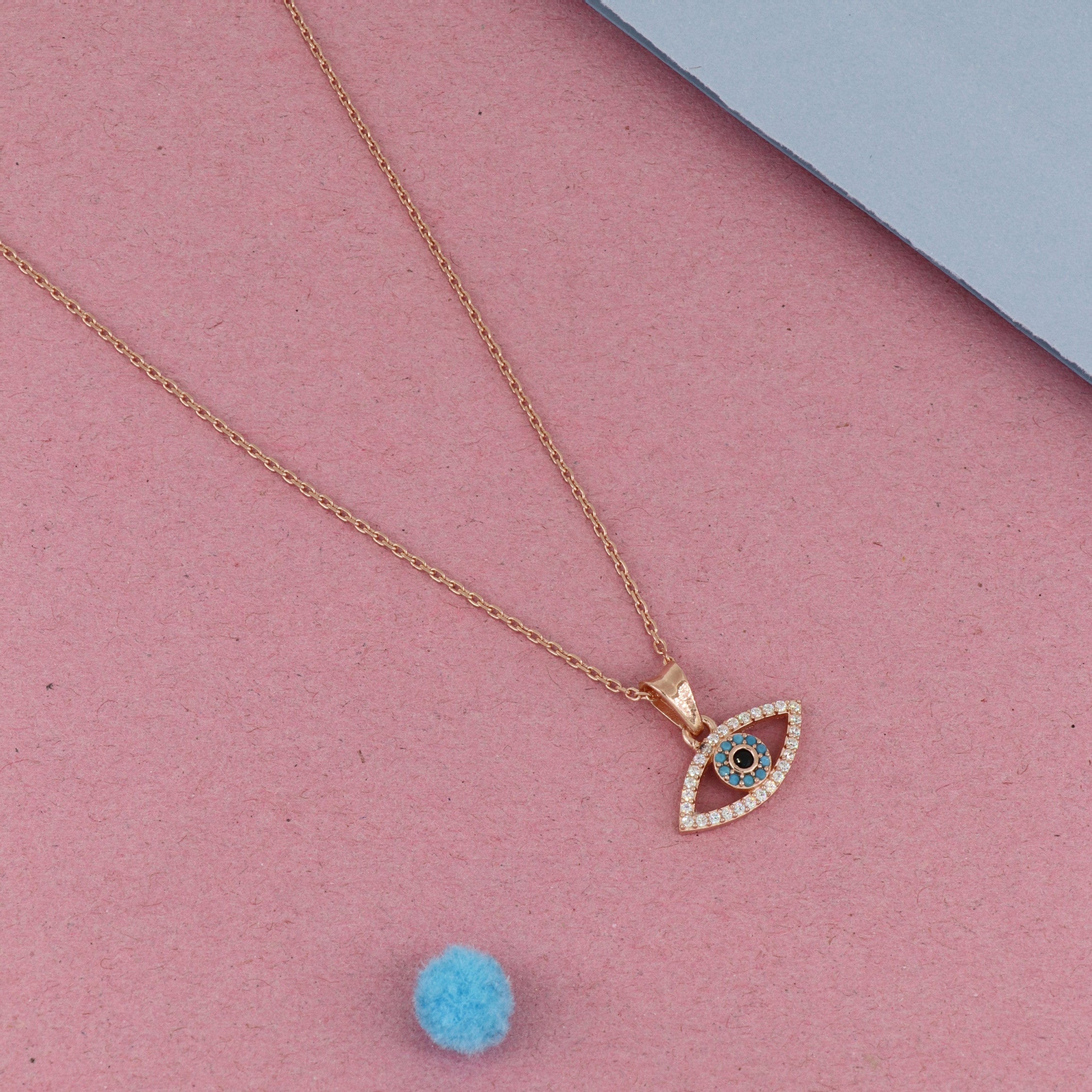 Evil Eye Pendant chain