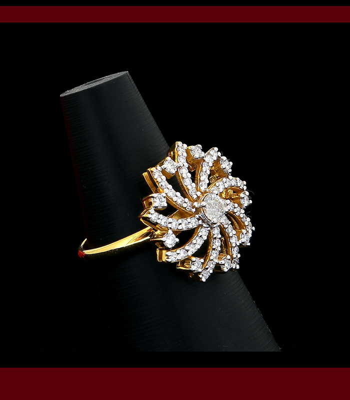 A Solitaire flower White 3